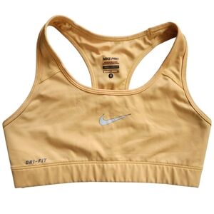 Nike Dri-FIT Women's Yellow Sports Bra